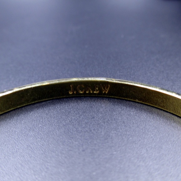 Vintage Gold Tone J Crew Simple Bracelet - Picture 3 of 5